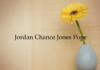 Obituary: Jordan Chance Jones Pope