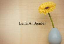 Obituary: Leila A. Bender