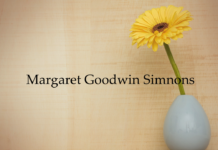 Obituary: Margaret Goodwin Simnons