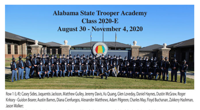 ALEA welcomes 52 new Troopers during graduation ceremony in Selma
