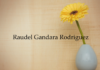 Obituary: Raudel Gandara Rodriguez