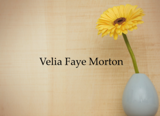 Obituary: Velia Faye Morton