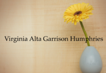 Obituary: Virginia Alta Garrison Humphries