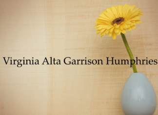 Obituary: Virginia Alta Garrison Humphries