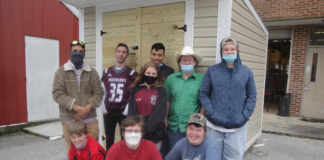 CATA carpentry students build, donate storage building for Wallace State scholarship auction
