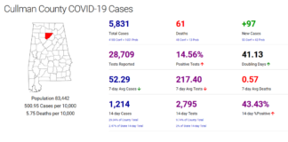 Cullman County COVID-19 update: Dec. 15