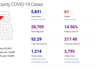 Cullman County COVID-19 update: Dec. 15