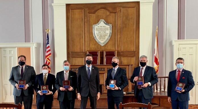 Merrill honors AL EMA, Office of Information Technology, Power cooperatives with NASS Medallions