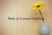 Obituary: Betty Jo Cowart Harbison
