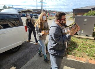 CATA students box up food, love, compassion for families in need
