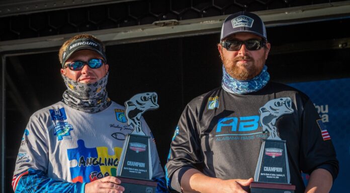 Sams, Wiggins win Bassmaster Team Championship, earn berths to Classic Fish-Off on Harris Chain