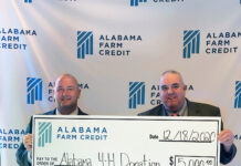 Alabama Farm Credit donates $5K to 4-H Foundation