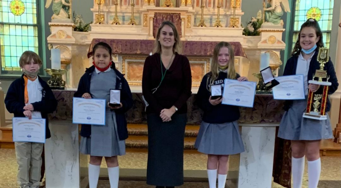 Sacred Heart 5th grader Caroline McBride named national handwriting champion