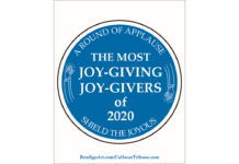 A Round of Applause for the Joy-Givers: The most joy-giving joy-givers of 2020