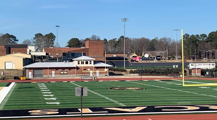 Planned turf replacement complete at CHS football stadium