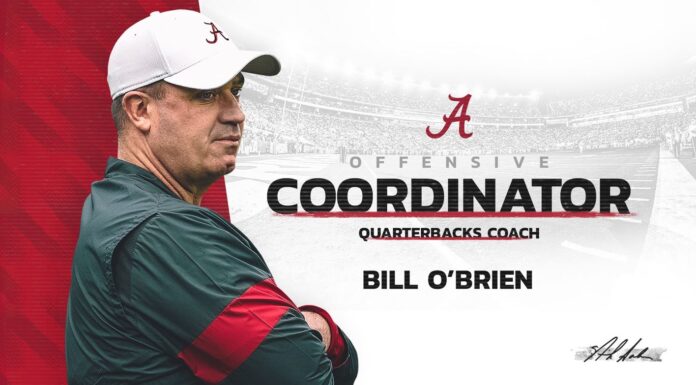 UA: Bill O’Brien named offensive coordinator, quarterbacks coach