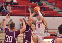 PREP BASKETBALL: Raiders beat Warriors at the buzzer 56-54, Lady Raiders rout West Point 63-39