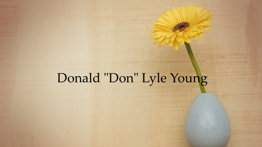 Obituary: Donald 