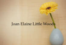 Obituary: Joan Elaine Little Woods