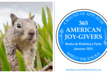 A Round of Applause for the Joy-Givers: A books & birthdays party with American joy-givers of 2021