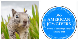 A Round of Applause for the Joy-Givers: A books & birthdays party with American joy-givers of 2021