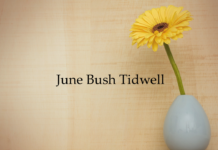 Obituary: June Bush Tidwell