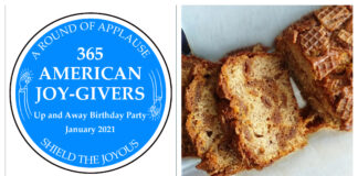 A Round of Applause for the Joy-Givers: Up & away birthday party with American joy-givers of 2021