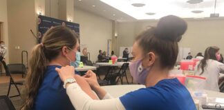 WSCC Health Science students hold in-house COVID-19 vaccine clinic