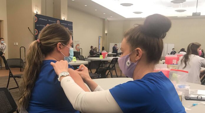 WSCC Health Science students hold in-house COVID-19 vaccine clinic