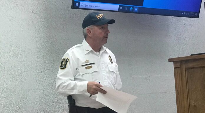 Hanceville council gets update from HPD