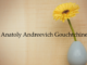 Obituary: Anatoly Andreevich Gouchtchine