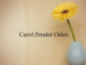 Obituary: Carol Pender Oden