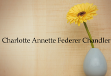 Obituary: Charlotte Annette Federer Chandler