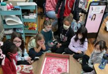 East Elementary students use robots for one-of-a-kind Valentine’s Day cards