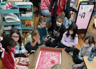 East Elementary students use robots for one-of-a-kind Valentine’s Day cards
