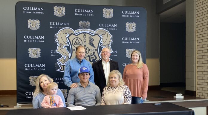 PREP FOOTBALL: Cullman’s Hughey signs with Hutchinson