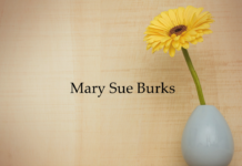 Obituary: Mary Sue Burks