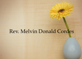 Obituary: Rev. Melvin Donald Cordes