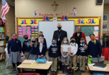 Birmingham bishop visits Sacred Heart School