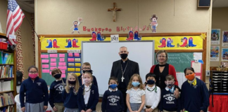Birmingham bishop visits Sacred Heart School