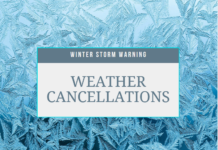 LIST: Weather-related cancellations