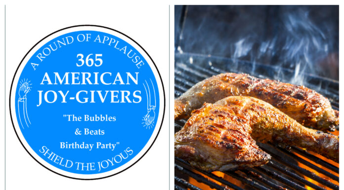 A Round of Applause for 365 American Joy-Givers in 2021: The Bubbles and Beats Birthday Party