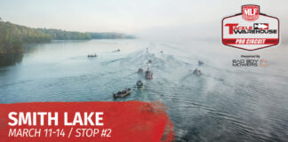 Tackle Warehouse Pro Circuit presented by Bad Boy Mowers Heads to Lewis Smith Lake