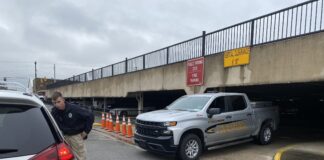 CPD warns public of unsafe parking underneath the city parking deck