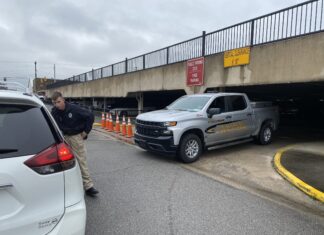 CPD warns public of unsafe parking underneath the city parking deck