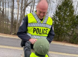 Cullman Primary School Resource Officer receives a helping hand