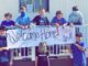 CCCDC student welcomes dad home from Air Force with the help of classmates