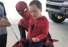 Cullman County Child Development Center gets a visit from their favorite superheroes!