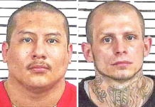 Four prisoners escape Cullman County Jail; convicted murderer at large Left: Leo Chavez, right: Robert Alan Peak