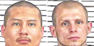 Four prisoners escape Cullman County Jail; convicted murderer at large Left: Leo Chavez, right: Robert Alan Peak